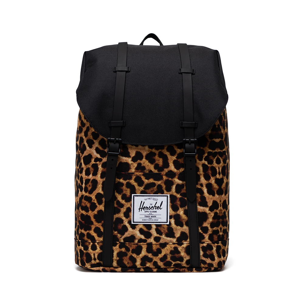 Herschel Retreat Rugzak Leopard Black