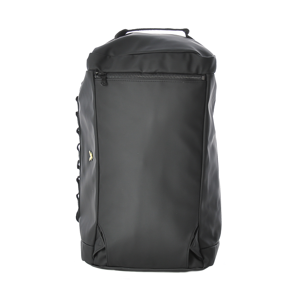 Lyle & Scott Coated Multi Functional Duffle Backpack Jet Black