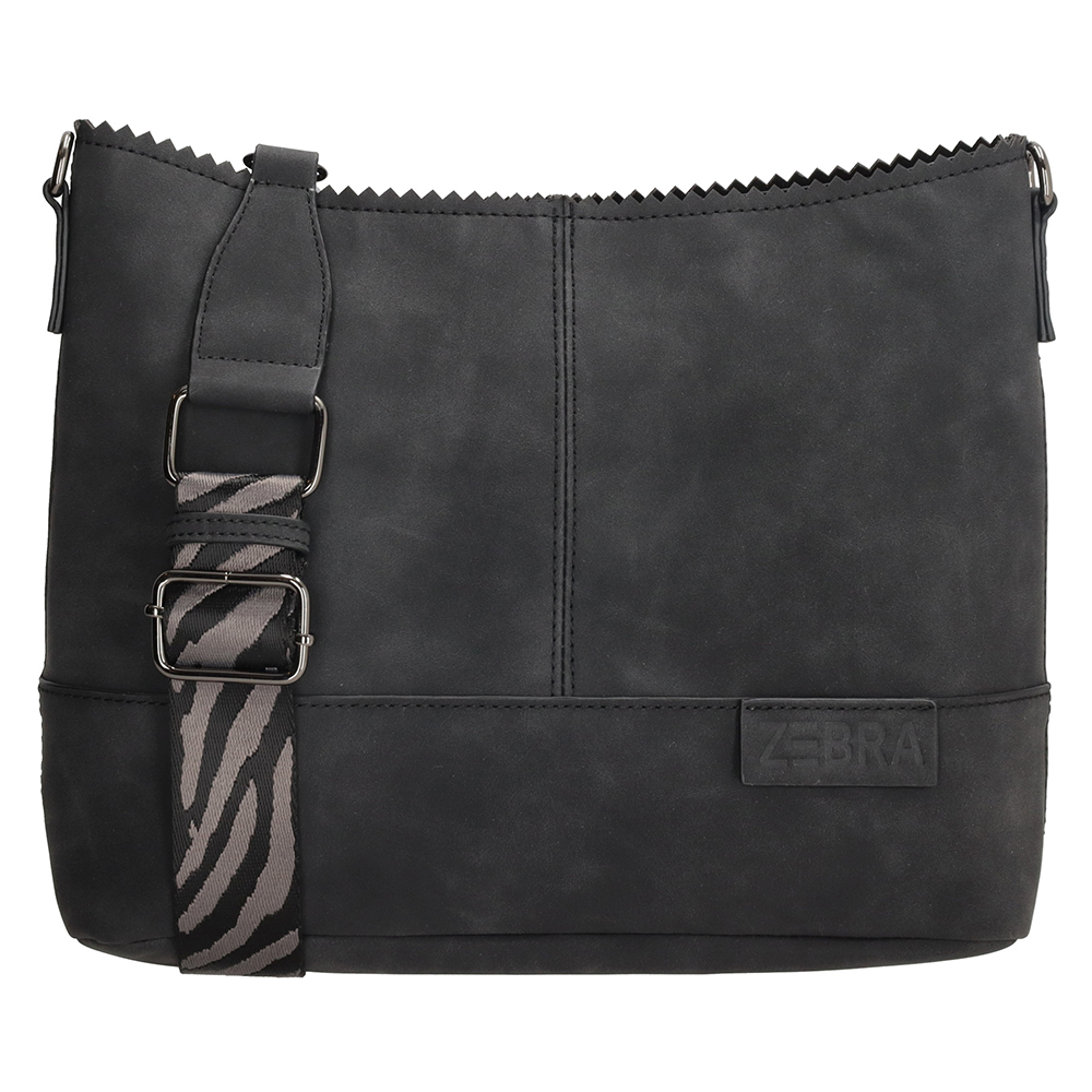 Zebra Natural Bag Kartel Schoudertas Merel Black