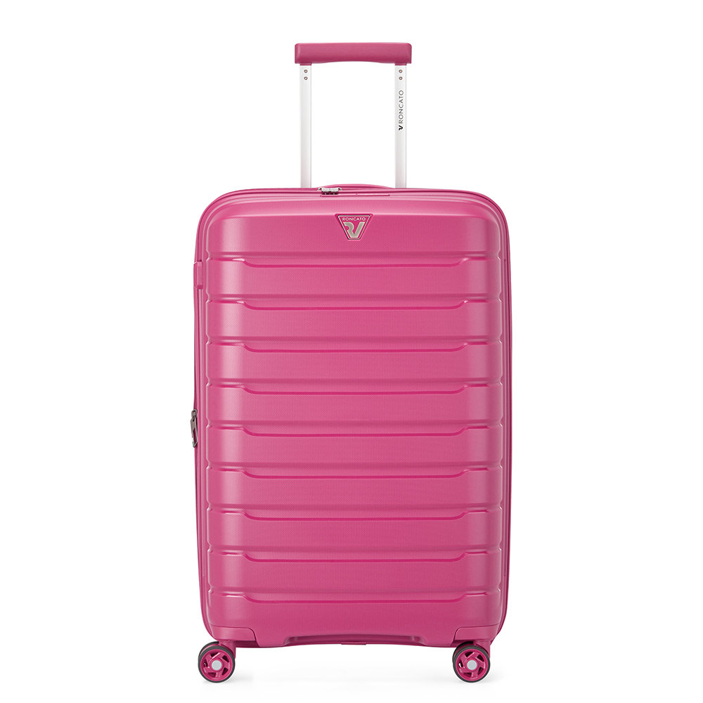 Roncato Butterfly 4 Wiel Trolley Medium 68 Expandable Magenta