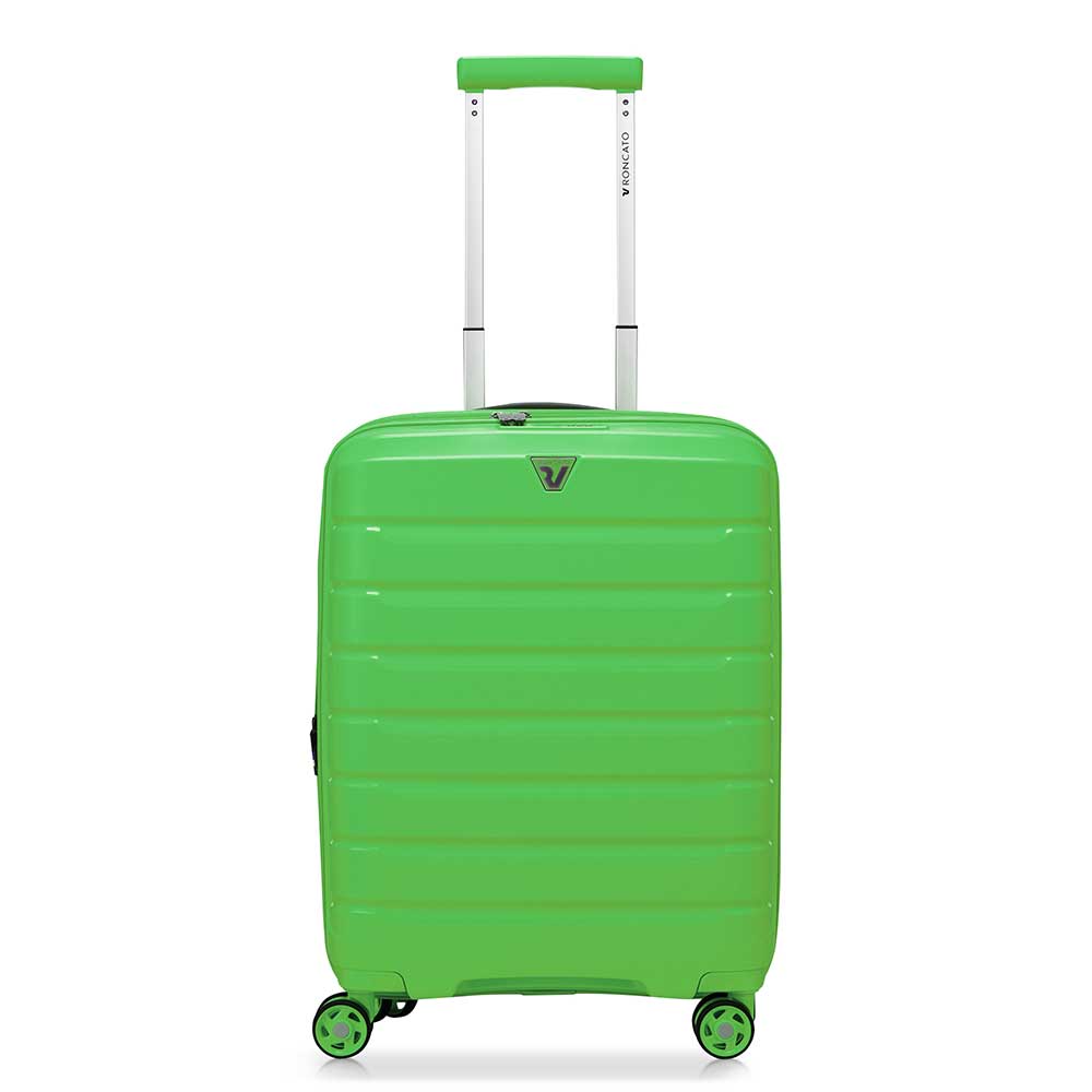 Roncato Handbagage harde koffer / Trolley / Reiskoffer - Butterfly - 55 cm - Groen