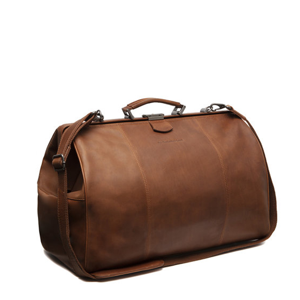 The Chesterfield Brand Leren Weekendtas Cognac Corfu