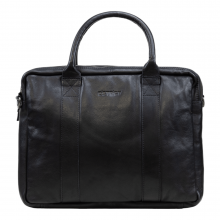 DSTRCT State Street Working Bag 2-vaks Laptoptas 15,6'' Black