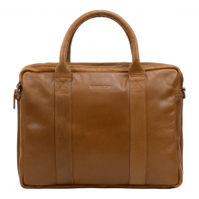 DSTRCT State Street Working Bag 2-vaks Laptoptas 15,6'' Cognac