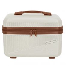 Travelite Bali Beautycase White / Cognac