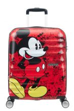 American Tourister Wavebreaker Disney Spinner 55 Mickey Comics Red