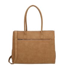 Zebra Trends Noa Shopper Laptoptas 15'6 Inch Camel