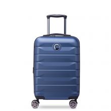 Delsey Air Armour 4 Wheel Cabin Trolley 55/35 Expandable Night Blue