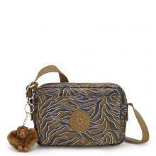 Kipling Abanu Mini Crossbody Undersea Leaves