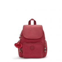 Kipling City Zip Mini Backpack Funky Red