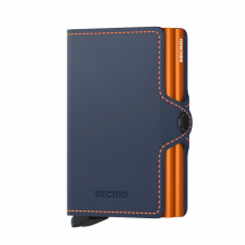 Secrid Twin Wallet Portemonnee Matte Night Blue Orange