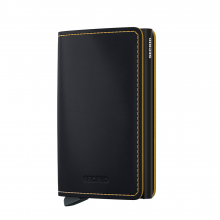 Secrid Slim Wallet Portemonnee Matte Black & Ochre