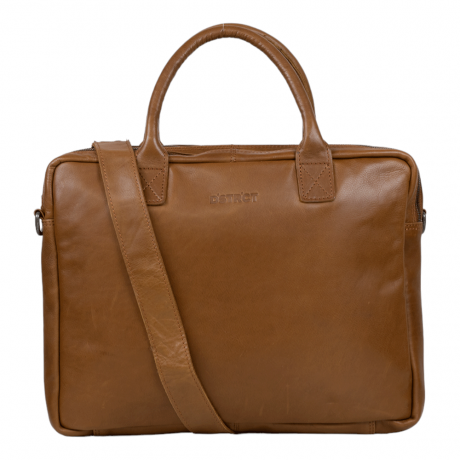 DSTRCT State Street Working Bag Clean Laptoptas 15 6 Cognac