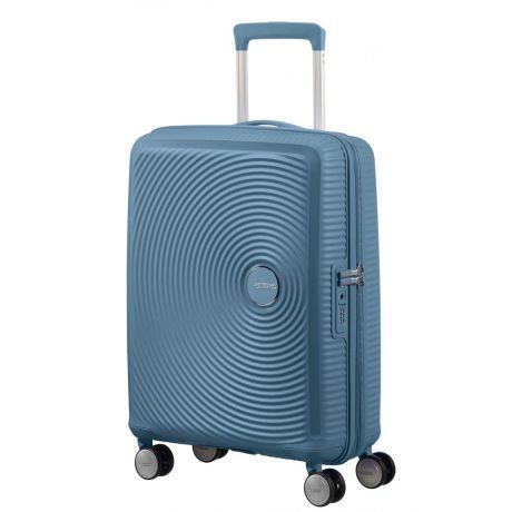 American Tourister Soundbox Spinner 55 Expandable Blue