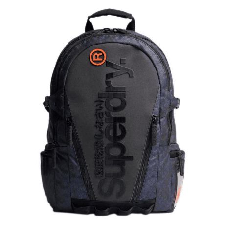 De volgende Bloeden richting Superdry Tarp Backpack Misty Blue AOP