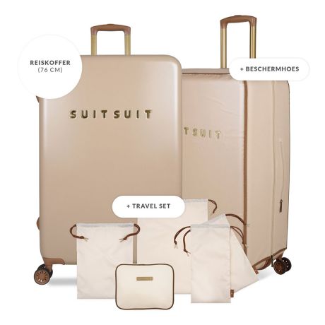 SuitSuit Fab Spinner 76 Sand + Travel Set