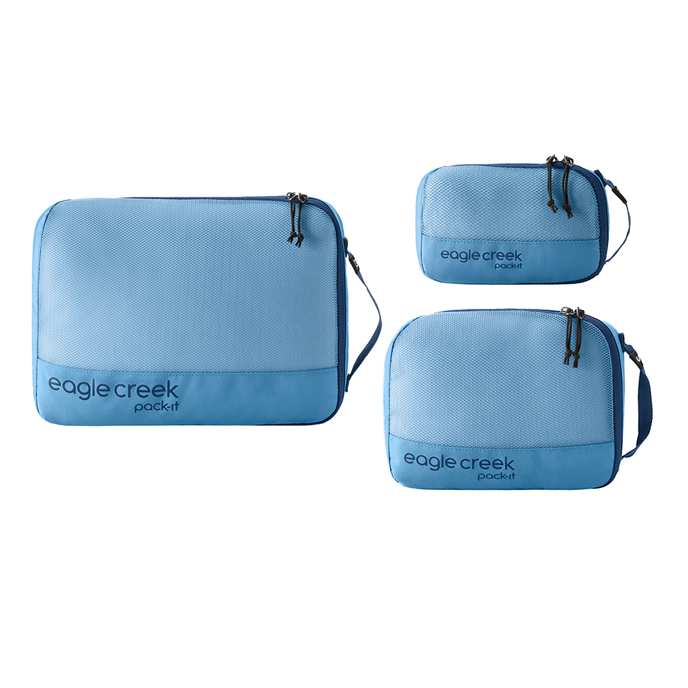 Eagle Creek Pack-It Reveal Cube Set XS/S/M Blue Dawn