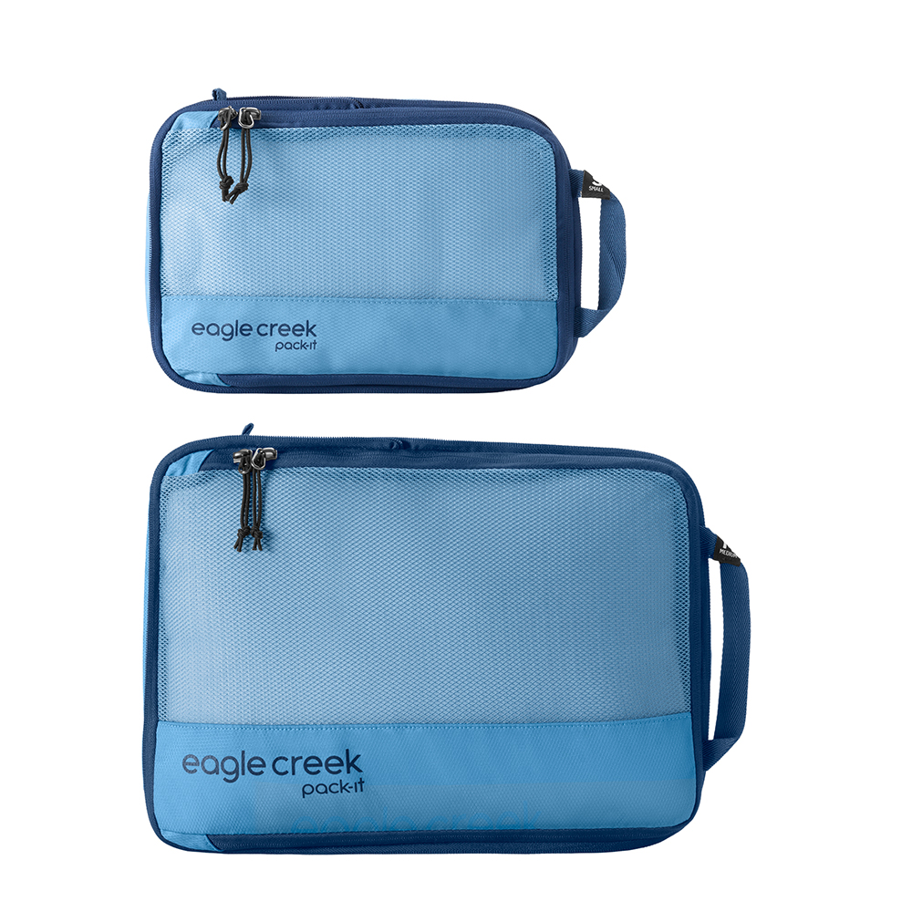 Eagle Creek Pack-It Reveal Compression Cube Set S/M Blue Dawn