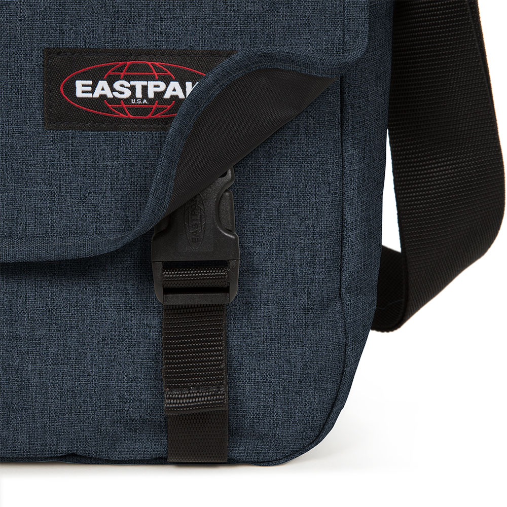 eastpak delegate black denim