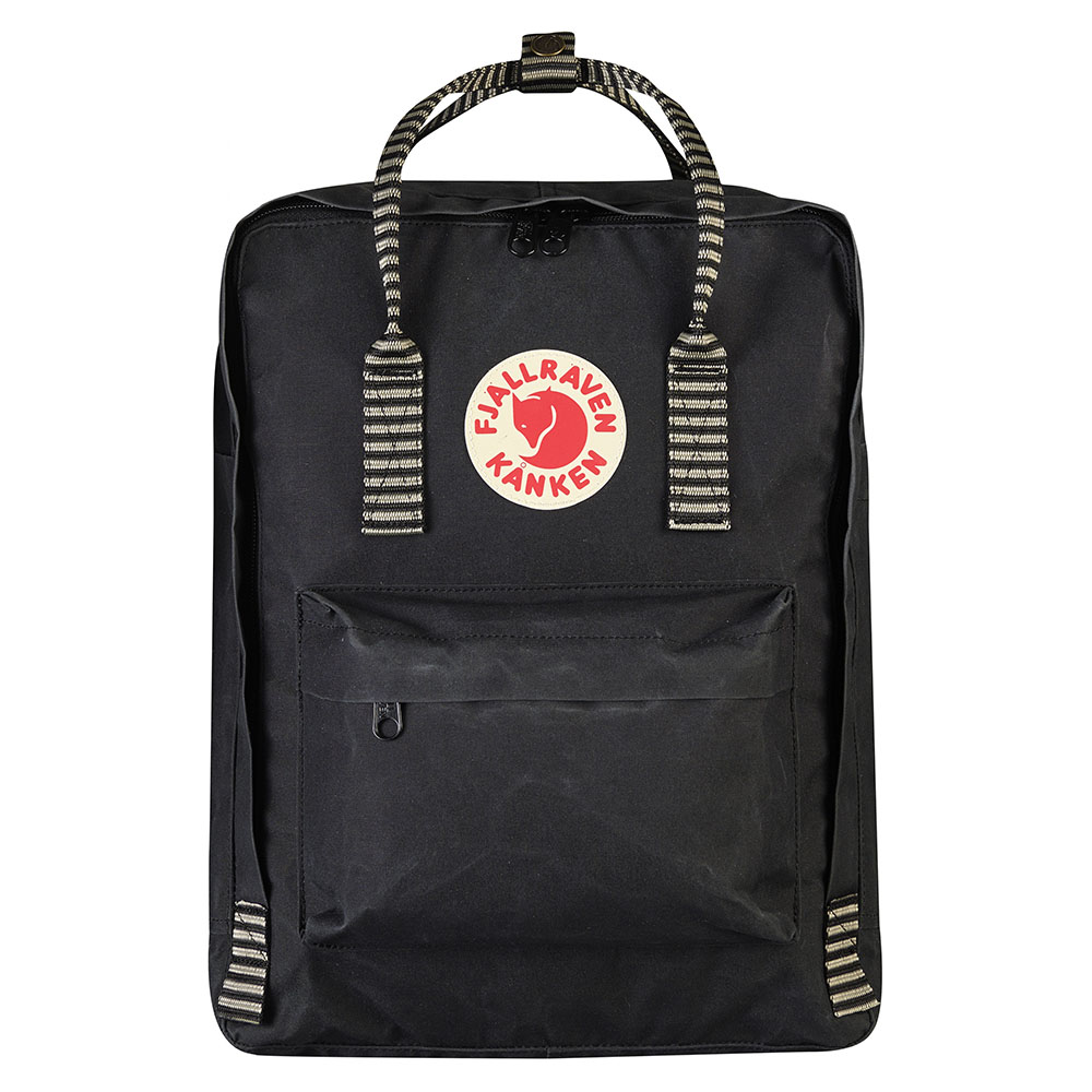 Fjallraven Kanken Rugzak 16 liter - Black / Striped