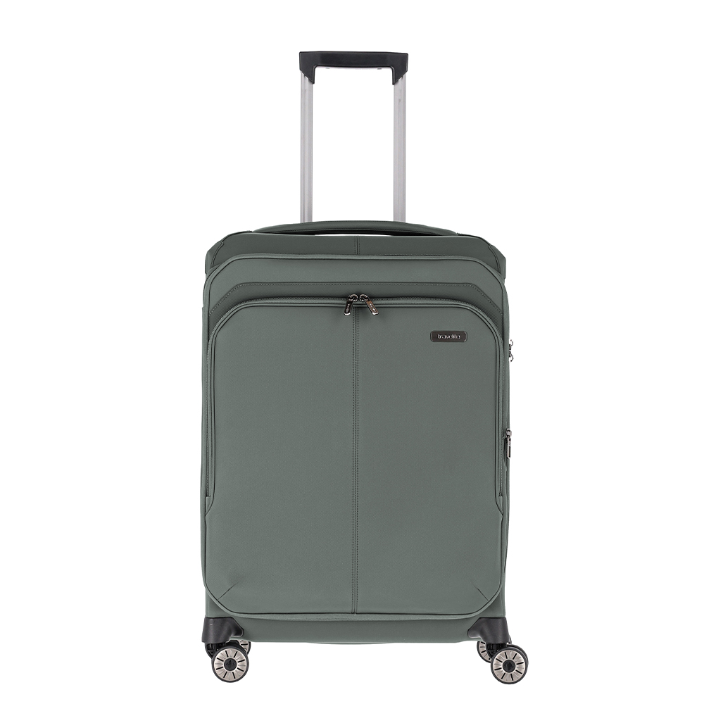 Travelite Priima 4 Wheel Trolley M 68 cm Expandable Olive