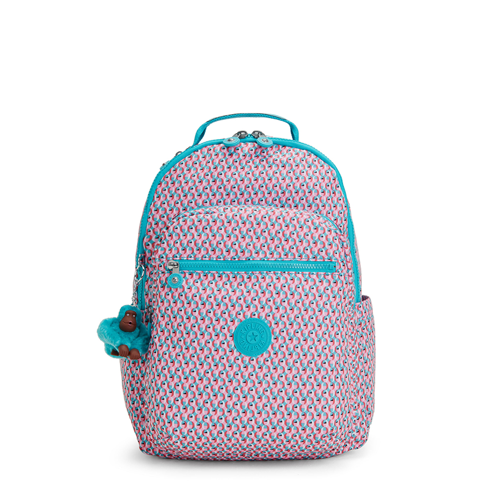 Kipling SEOUL Rugzak, 27 Liter, 15 inch laptopvak - Poppy Geo