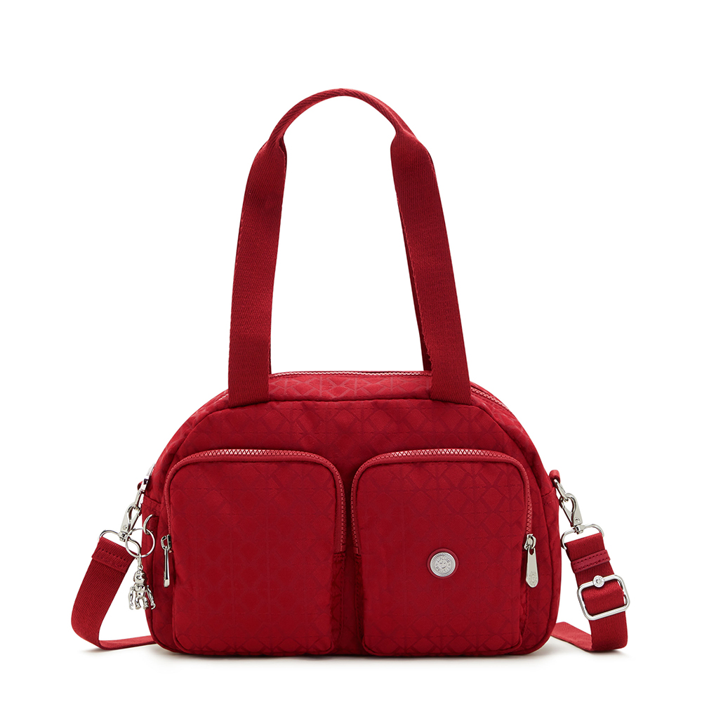 Kipling Cool Defea Handtas Signature Red