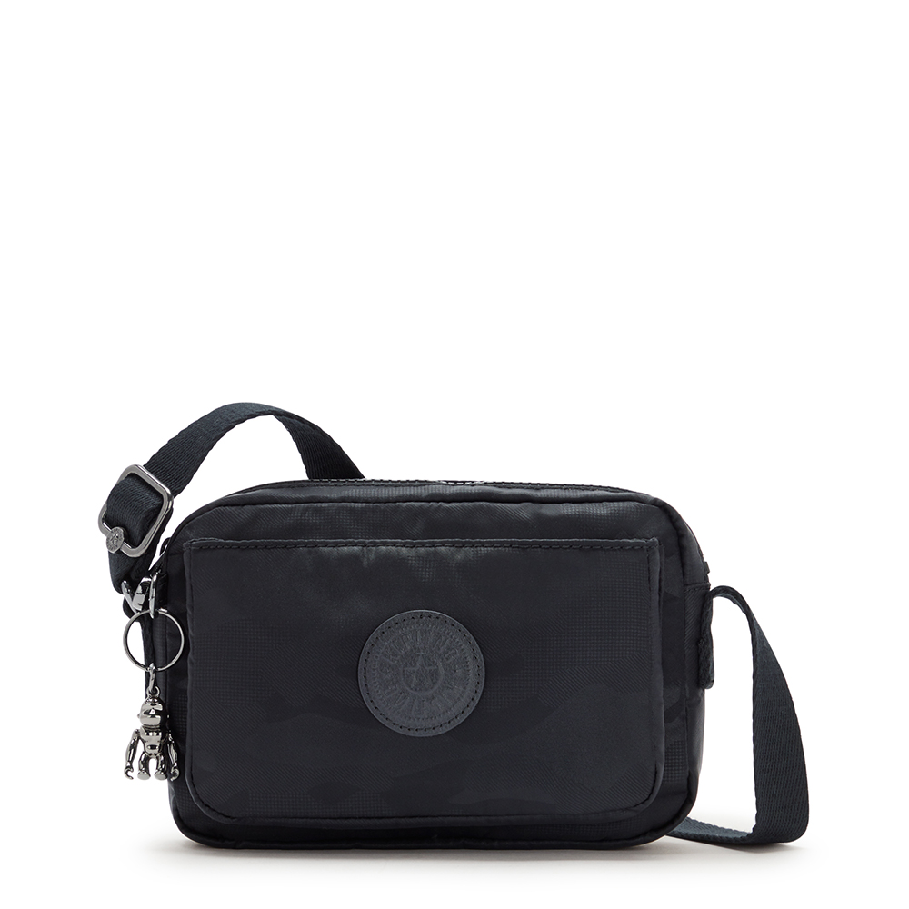 Kipling Abanu Mini Crossbody Black Camo Emb