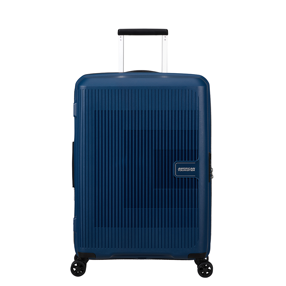 American Tourister Reiskoffer - Aerostep Spinner 67/24 uitbreidbaar Navy Blue