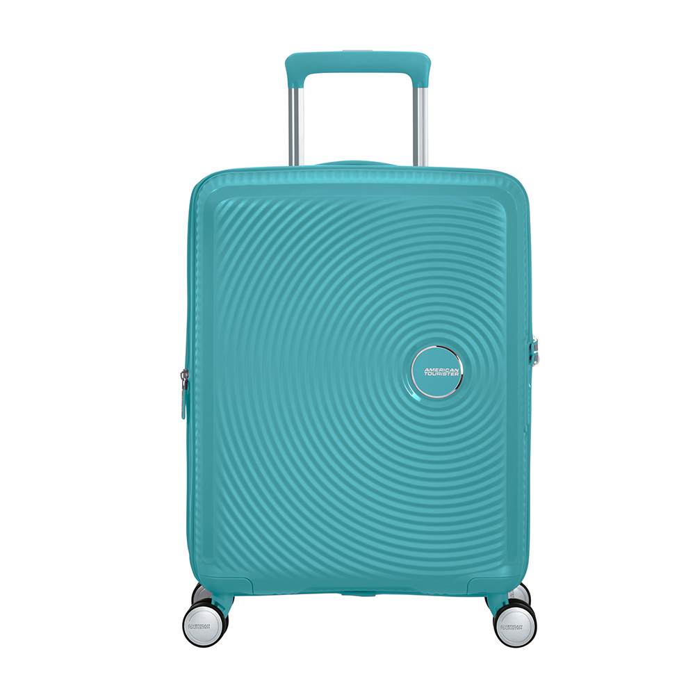 American Tourister Reiskoffer - Soundbox Spinner 55/20 Tsa Uitbreidbaar (Handbagage) Turquoise Tonic