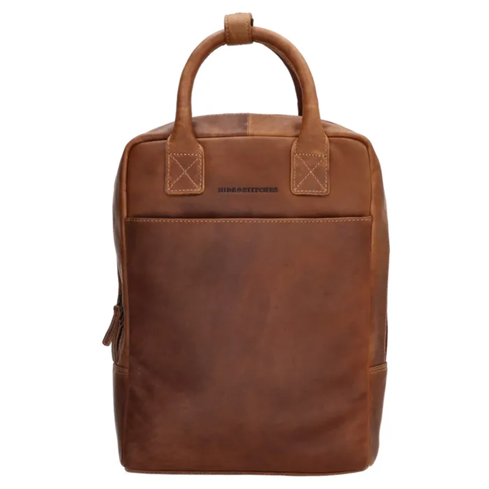 Hide & Stitches Japura Rugzak 13.3&apos;&apos; Cognac