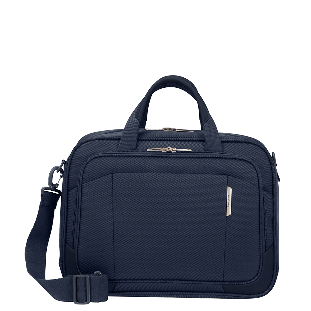 Samsonite Laptopschoudertas - Respark Laptop Shoulder Bag Midnight Blue