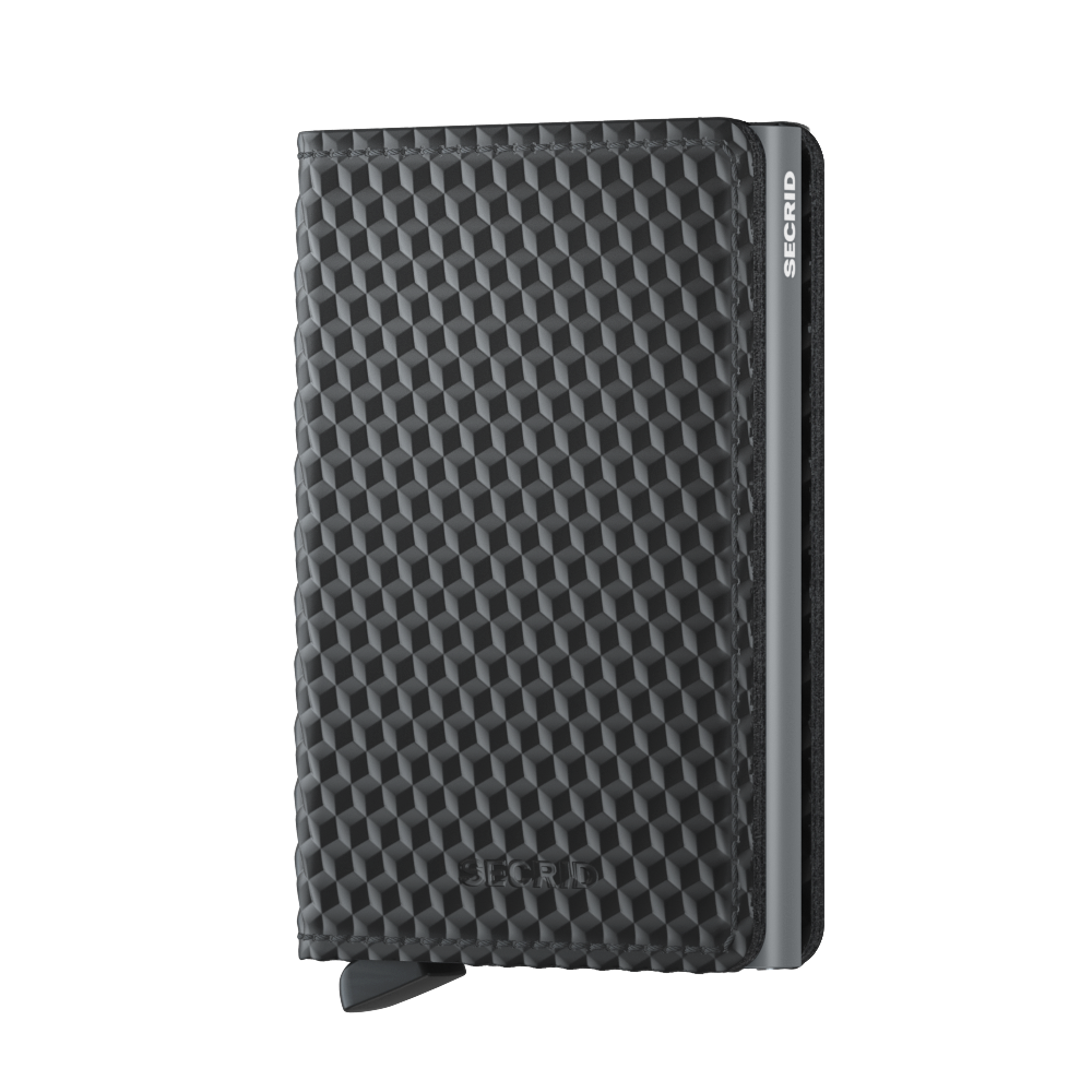 Secrid Slim Wallet Portemonnee Cubic Black-Titanium